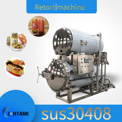 Neveltype Machine van de Stoom de Inblikkende Retort in Voedselindustrie