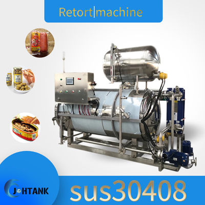 Kleine van de het Voedselsterilisator van de Luchtstoom van het de Machinewater de Onderdompelingsretort
