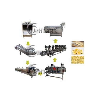 Kleinschalige volledig Automatische Frietenmachine 500kg/H