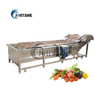 Industriële Wasmachine van de het Fruitgroente van de voedselrang SUS304 de Blad