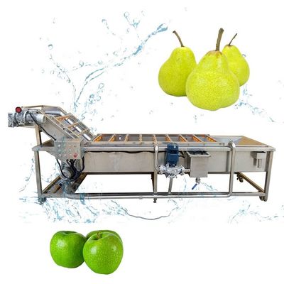 SUS304 fruit en Plantaardige Verwerkingslijn, Plantaardige Wassende en Drogende Machine