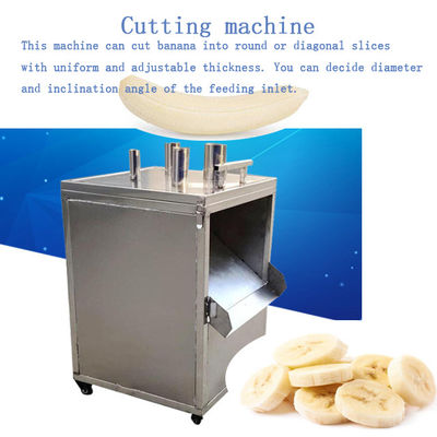 Het Roestvrije staal van Chips Potato Chips Making Line van de weegbreebanaan 100 kg/u