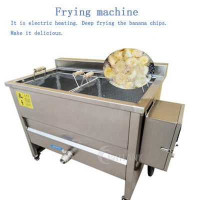 Het Roestvrije staal van Chips Potato Chips Making Line van de weegbreebanaan 100 kg/u