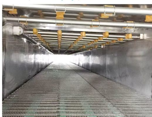 Van de het Glasfles van de tunnelpasteurisatie de Lijn Ingeblikte van de de Groenten in het zuurdrank van de de Sterilisator Lage Temperatuur Lijn van de het Voedselsterilisator