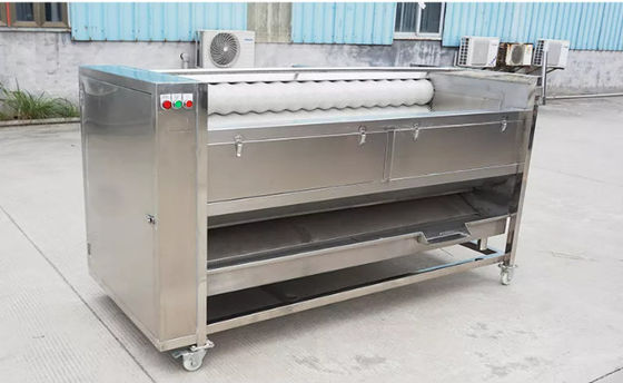 De Machine van Emery Roller Peeling And Washing van het maniokschilmesje voor de Plantaardige Schoonmakende Machine van de Borstelrol