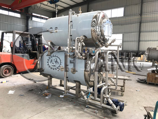 Kleine van de het Voedselsterilisator van de Luchtstoom van het de Machinewater de Onderdompelingsretort