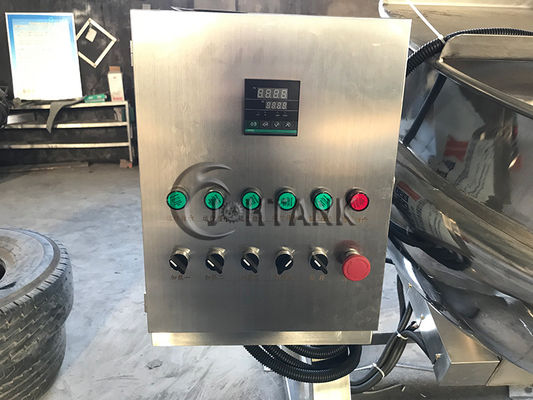 Kokende Ketel van de roestvrij staal de Dubbele Beklede Ketel met Mixer