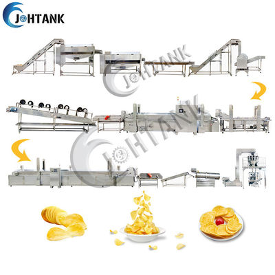 500kg/H aardappel Chips Production Line, de Zaken van Aardappelchips making machine for small