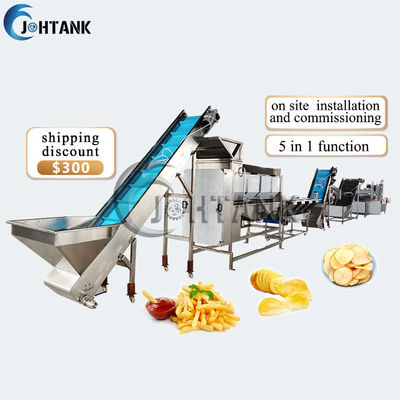 de Aardappel Chips Production Line SUS304 van 380V 50HZ