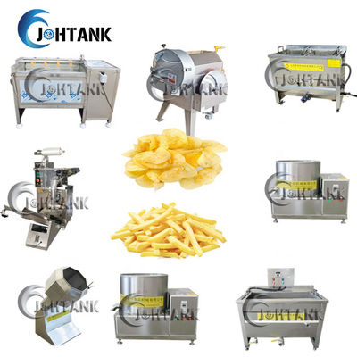 Weegbreebanaan en Aardappel Chips Making Machine Semi Automatic