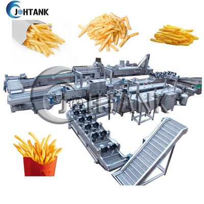 De commerciële Industriële Lijn van Aardappelchips making machine snack production