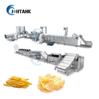 50kg/H aardappel Chips Production Line, volledig Automatische Banaan Chips Making Machine