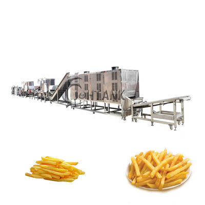 Automatisch de Aardappelwafeltje dat van Ce Machine 1000kg/H maakt