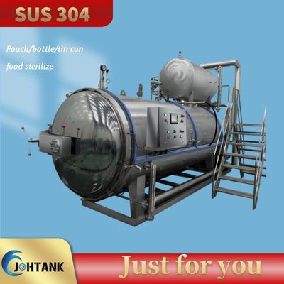 De Sterilisatormachine van het melk Inblikkende Voedsel, de Verwerkingsmachines van het Retortvoedsel