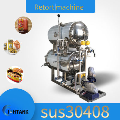 De industriële Machine van de Voedselretort voor Glaskruiken Tin Can
