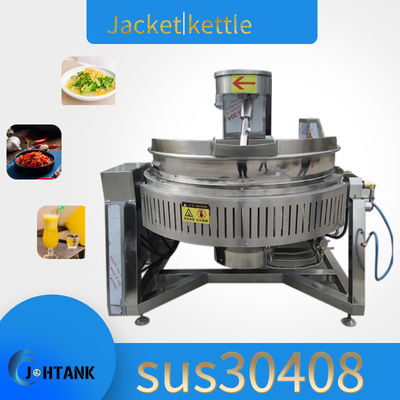 Grote van de de Sausjam van het Capaciteits100l Beklede Kooktoestel de Stoomketel van Chili Paste Cooking Machine 500L Dubbele Beklede