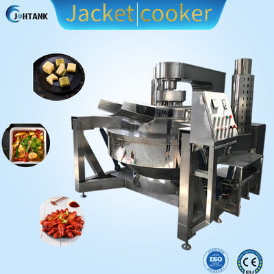 Grote van de de Sausjam van het Capaciteits100l Beklede Kooktoestel de Stoomketel van Chili Paste Cooking Machine 500L Dubbele Beklede