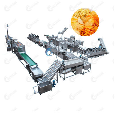 Semi Auto Bevroren Frietenproductielijn 2000kg/H