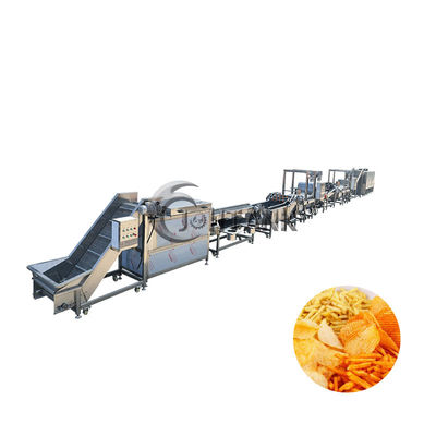 Semi Auto Bevroren Frietenproductielijn 2000kg/H