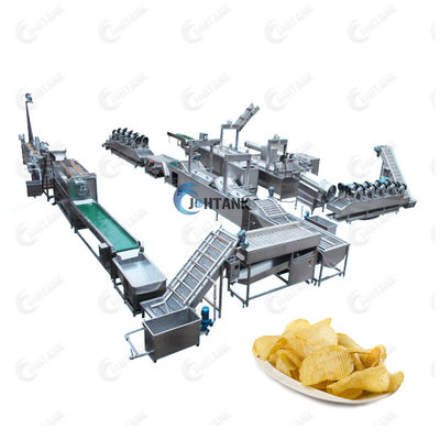 Van de de Frietenproductielijn van Ce de 2000kg/h Bevroren Aardappel Chip Making Machine