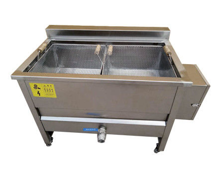 Mini Semi Automatic Potato Chips die de Frietengebraden gerecht maken van de Machinebanaan