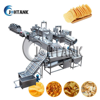 304 roestvrij staal Verse Aardappel Chips Production Line