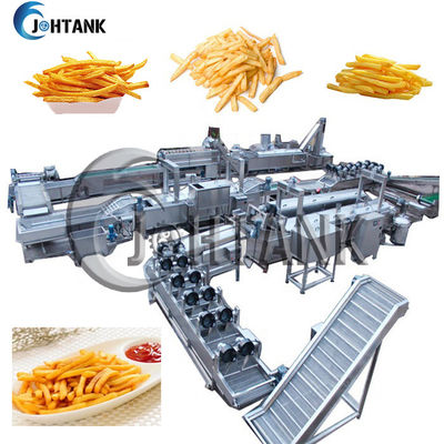304 roestvrij staal Verse Aardappel Chips Production Line