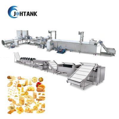 SS304 volledig Automatische Aardappel Gebraden Chips Making Machine Banana Frozen