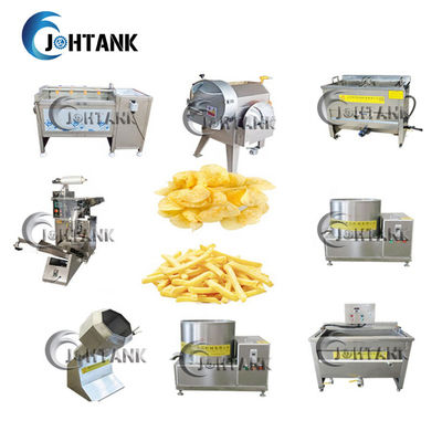 2000kg/h bevroren Frieten die Machine Kleinschalig maken, Banaan Chips Making Machine