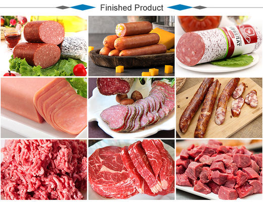 Industrieel Ham Sausage Production Line Large Capactiy 500kg/H