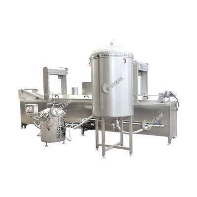 Pinda die Ononderbroken Automatische Snacks braden die Machine braden