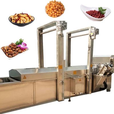 Snacks Ononderbroken Bradende Machine voor de Garnalenballen van Grillwing chicken cutlet steak fried