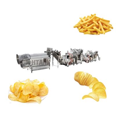 200kg/H bevroren Frietenproductielijn, volledig Automatisch Chips Making Machine